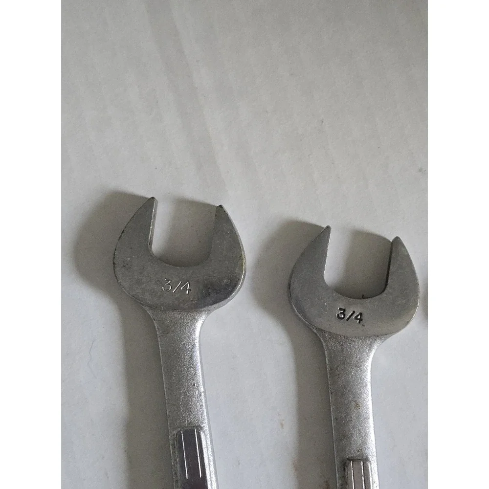 Craftsman Double Open End Wrench Set 3 Piece 3/4, 7/8, 5/8,  11/16,  19/32 USA
